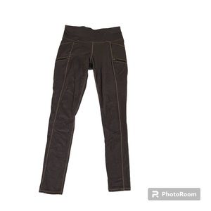 Athleta Leggings Pixie Drifter Side Pockets Zip Size Small Gently Worn H…